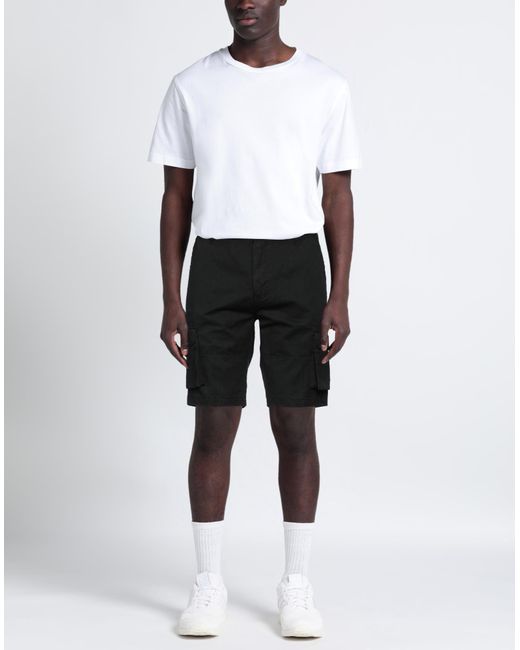 Fred Mello Black Shorts & Bermuda Shorts for men