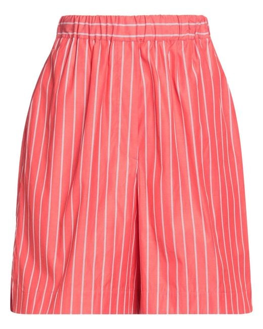 Max Mara Red Shorts & Bermuda Shorts