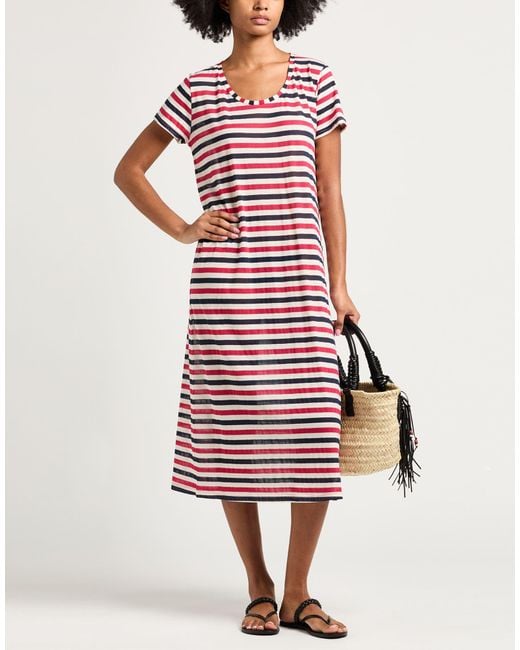 Shirtaporter Red Midi Dresses