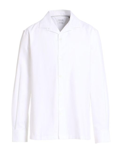 Brunello Cucinelli White Shirt for men