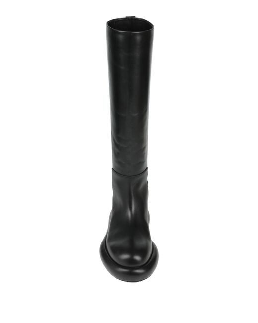 Jil Sander Black Boot Leather