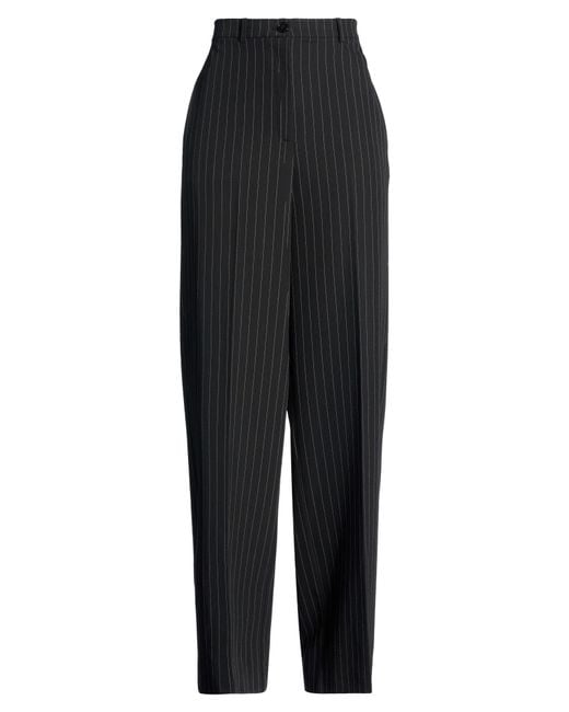 Patrizia Pepe Black Pants Polyester, Viscose, Elastane