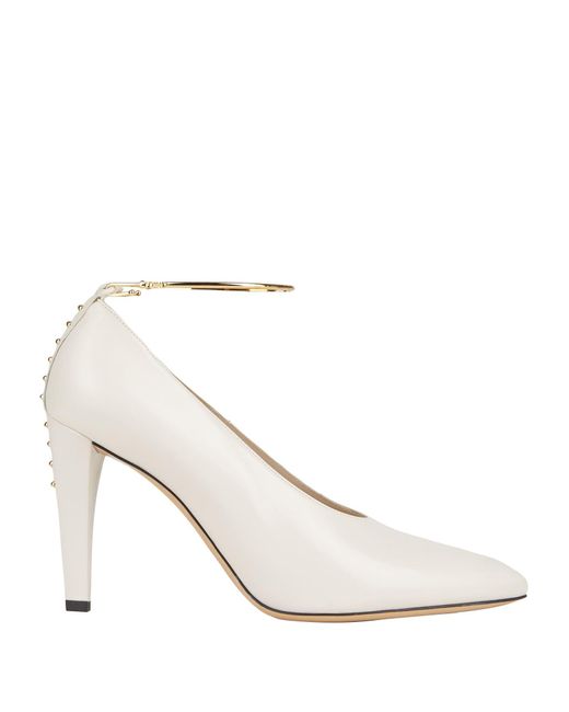 Fendi White Pumps