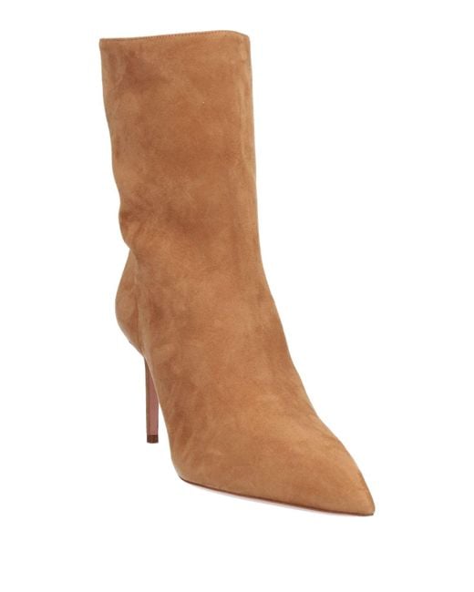 Aquazzura Brown Ankle Boots