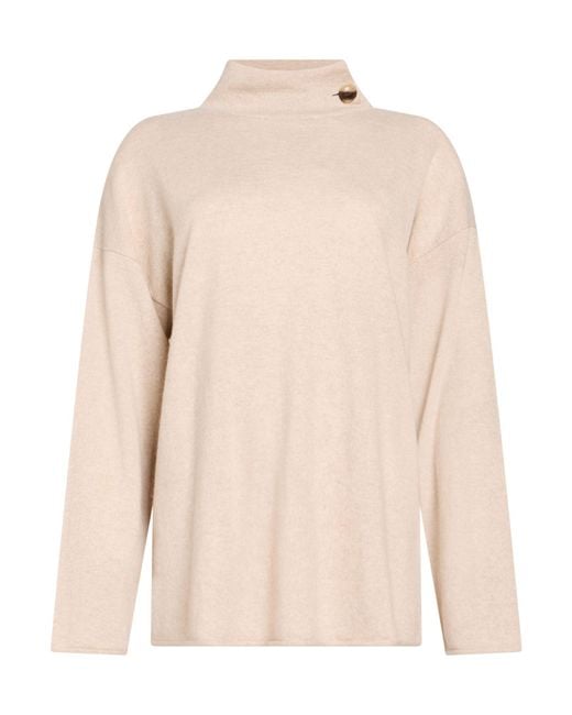 Alpha Studio Natural Turtleneck Cashmere