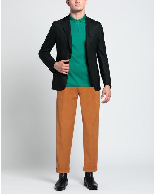 Briglia 1949 Brown Racconta La Sartoria Camel Pants Cotton, Elastane for men