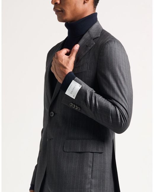 Caruso Blue Suit Wool for men