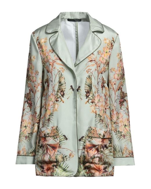 Alberta Ferretti Multicolor Blazer Silk