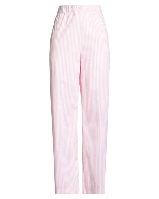 SKILLS & GENES Pink Pants Cotton, Polyamide, Elastane