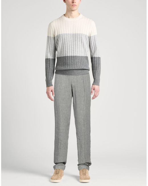 Pantalone di Emporio Armani in Gray da Uomo