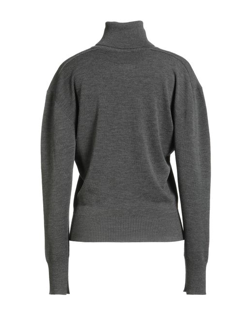 Burberry Gray Turtleneck Wool