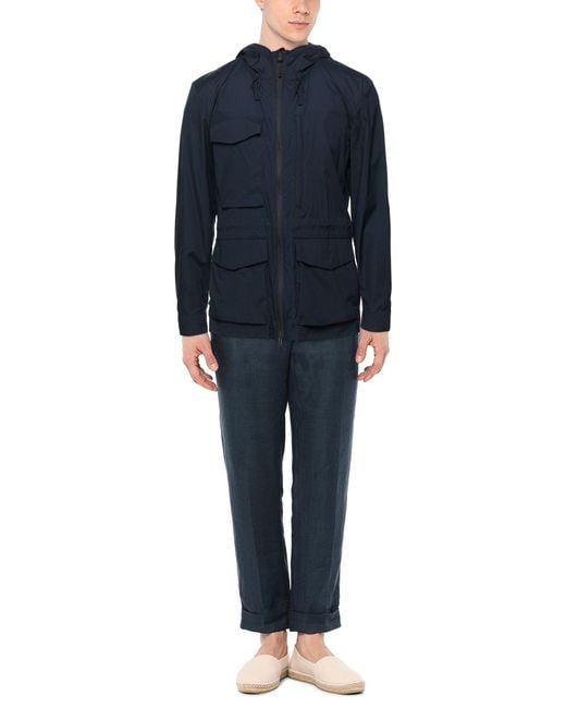 Woolrich Blue Midnight Jacket Polyamide, Elastane for men
