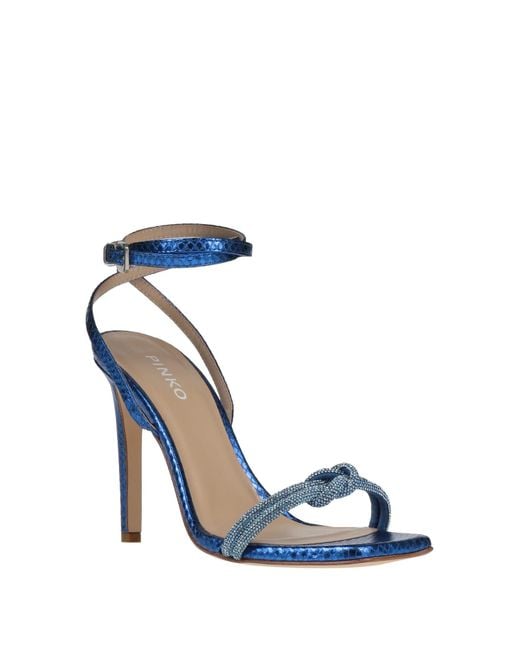 Pinko Blue Sandals Leather