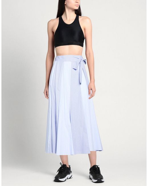Twinset Blue Maxi Skirt