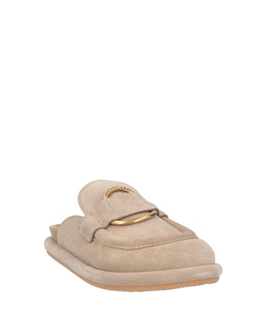 Moncler Natural Mules & Clogs