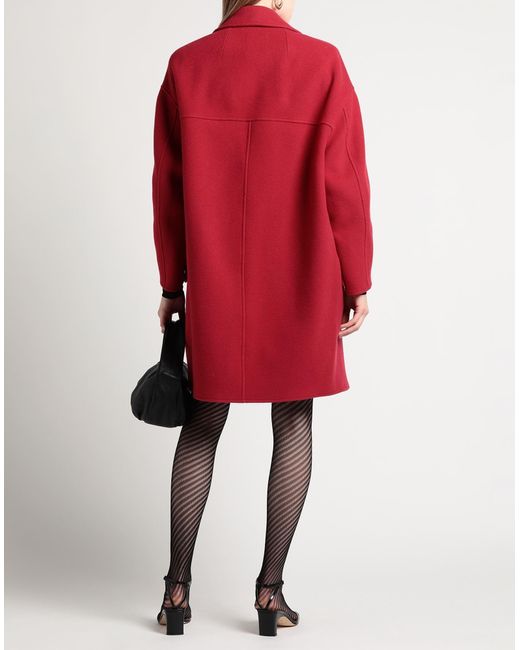 Isabel Marant Red Overcoat & Trench Coat