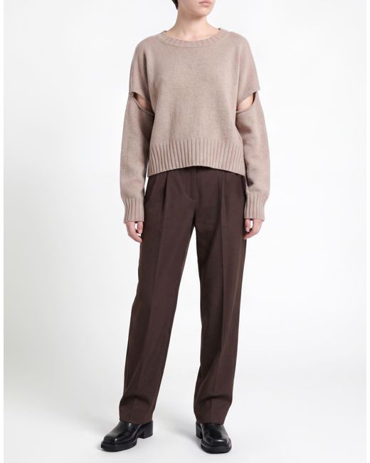 Isabel Benenato Natural Taupe Sweater Cashmere