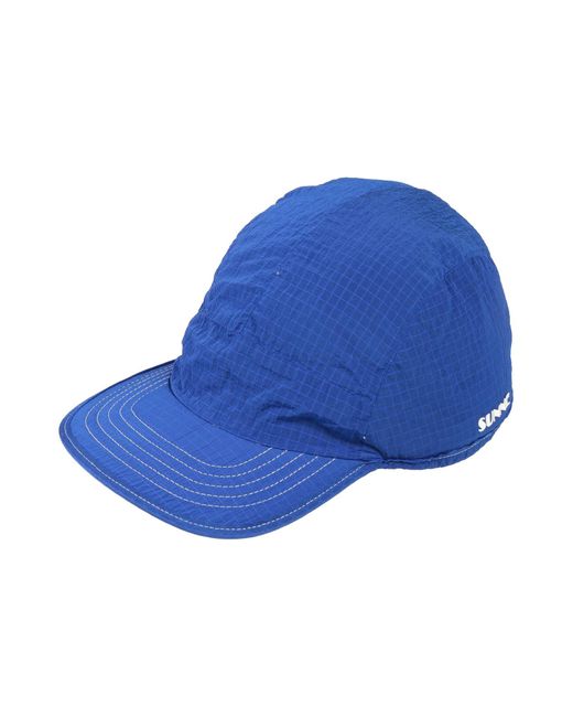 Sunnei Blue Hat for men
