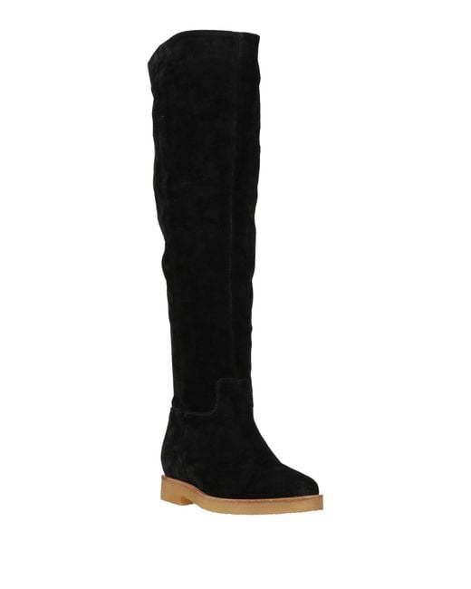 Carmens Black Boot Leather