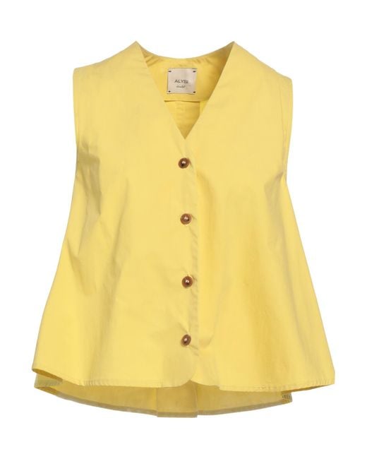 Alysi Yellow Waistcoat