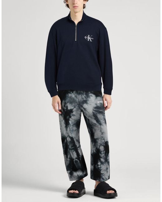 Calvin Klein Blue Sweatshirt Cotton for men