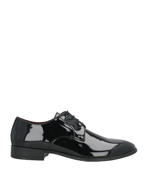 Antica Cuoieria Black Lace-Up Shoes for men