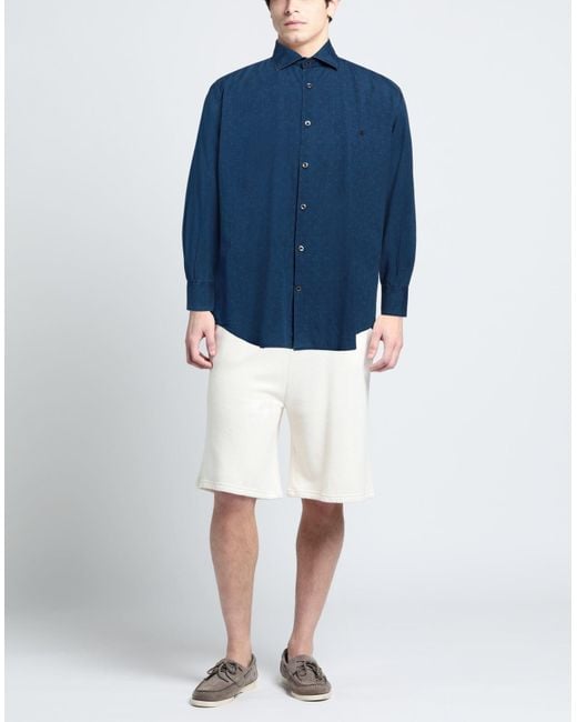 Brooksfield Blue Denim Shirt for men