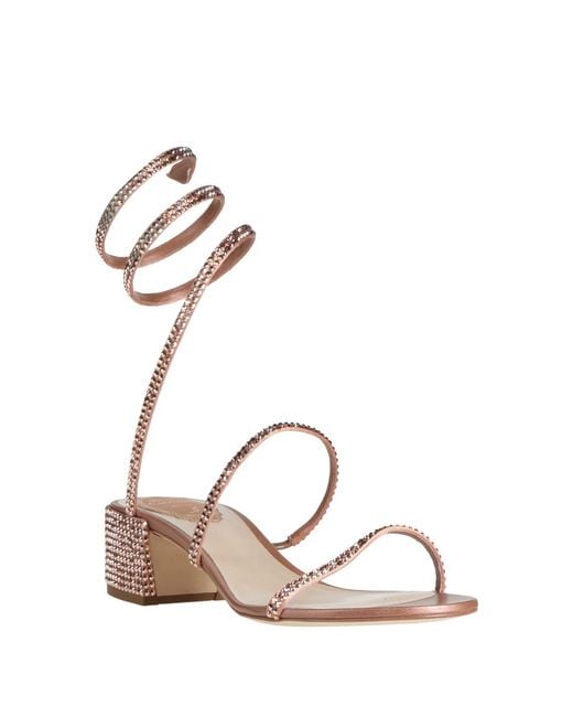Rene Caovilla Pink Sandals