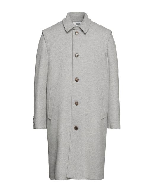 Mauro Grifoni Coat in Light Grey (Gray) for Men | Lyst