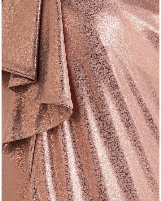 Siste's Metallic Maxi Dress Polyester, Elastane