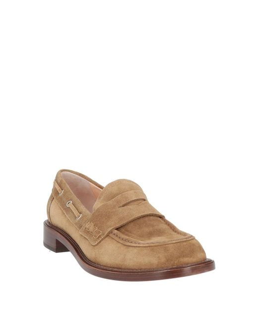 Agl Attilio Giusti Leombruni Brown Khaki Loafers Leather