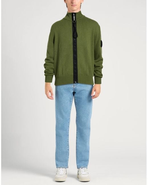 La Martina Green Cardigan for men