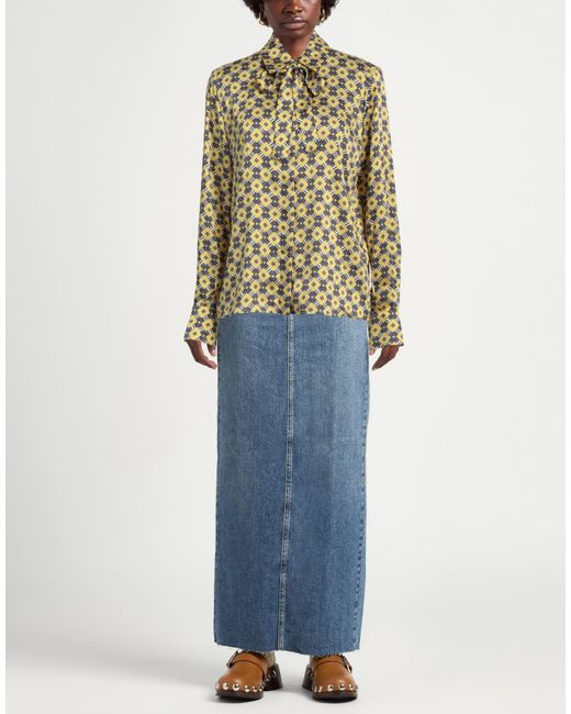 Liu Jo Yellow Better Shirt Polyester
