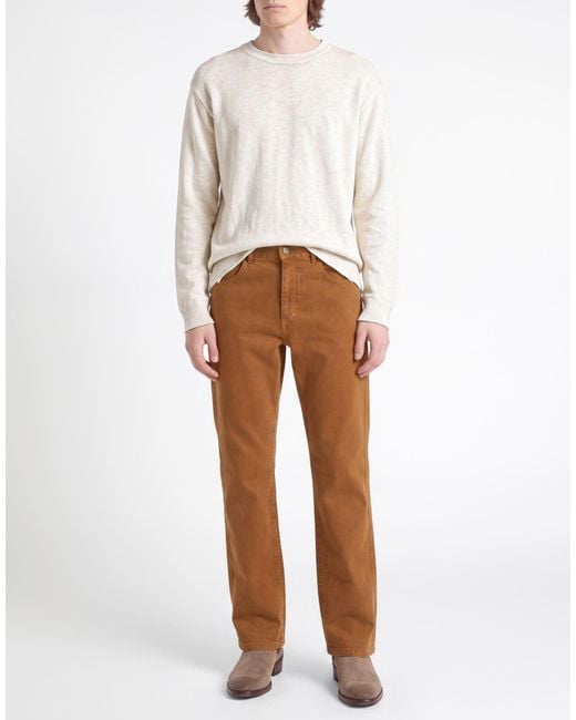 Isabel Marant Brown Camel Pants Cotton, Hemp for men