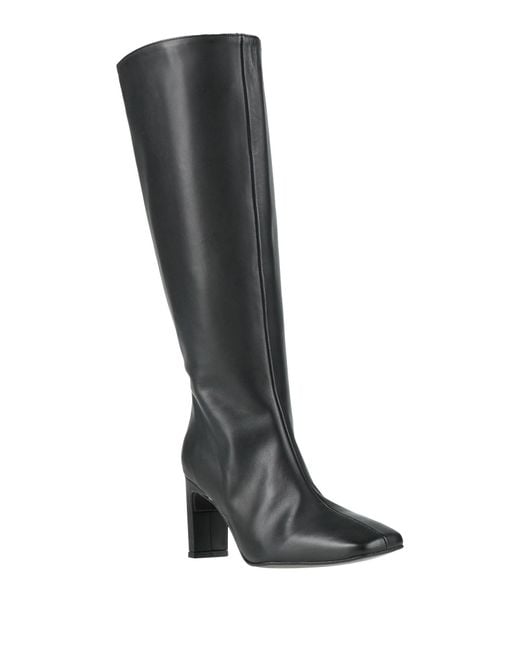 Alohas Black Boot Leather