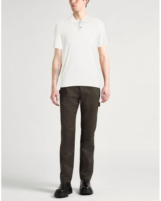 Polo Theory de hombre de color White
