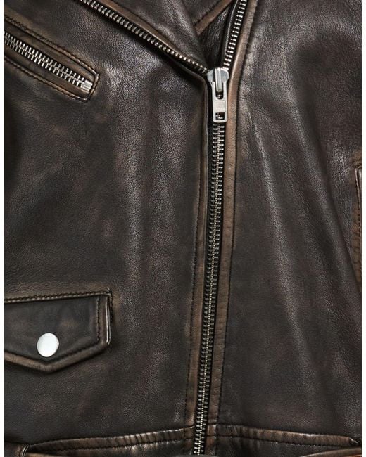 Stand Studio Black Dark Jacket Lambskin
