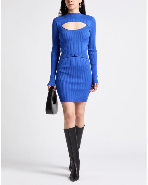 Patrizia Pepe Blue Mini-Kleid