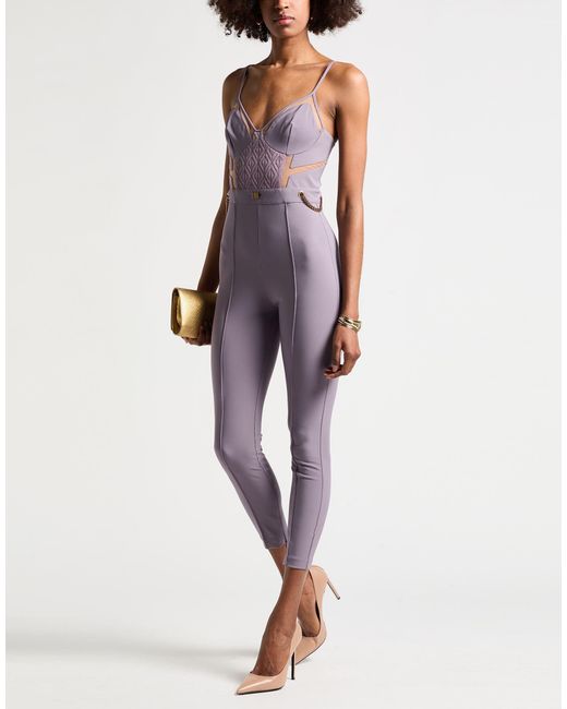 Elisabetta Franchi Purple Jumpsuits