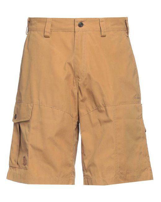 Fjallraven Natural Shorts & Bermuda Shorts Polyester, Cotton for men