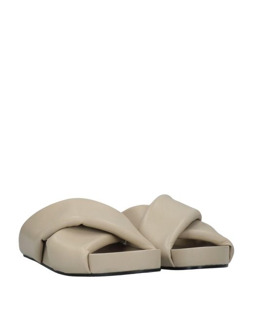 Jil Sander White Sandals Leather