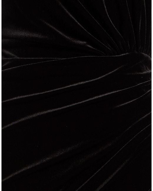 Alexandre Vauthier Black Midi Dress Polyester, Elastane