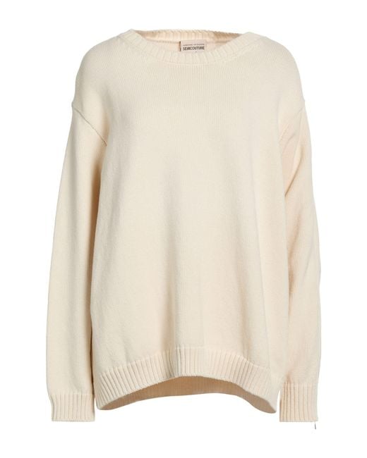 Semicouture Natural Sweater Cotton, Polyester, Polyamide