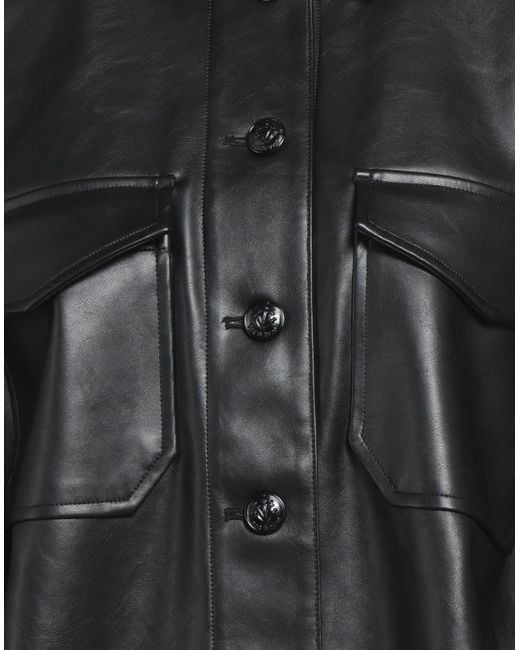 Rag & Bone Black Jacket Polyester, Polyurethane Resin
