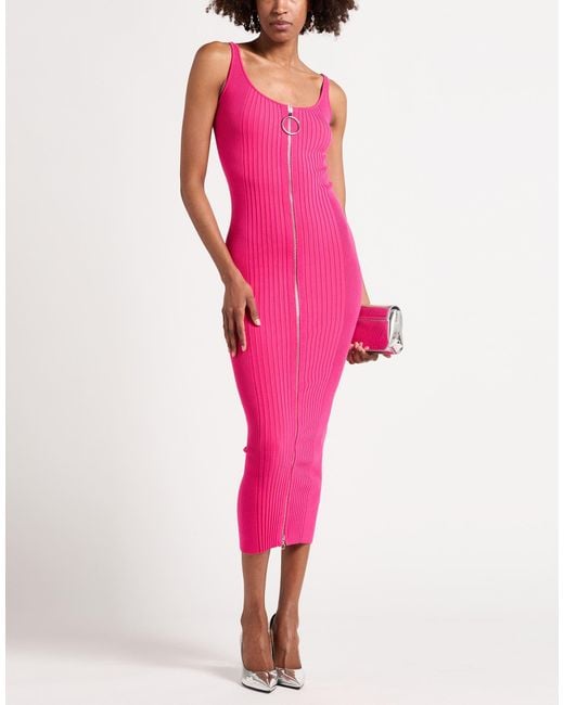 Rabanne Pink Midi Dress