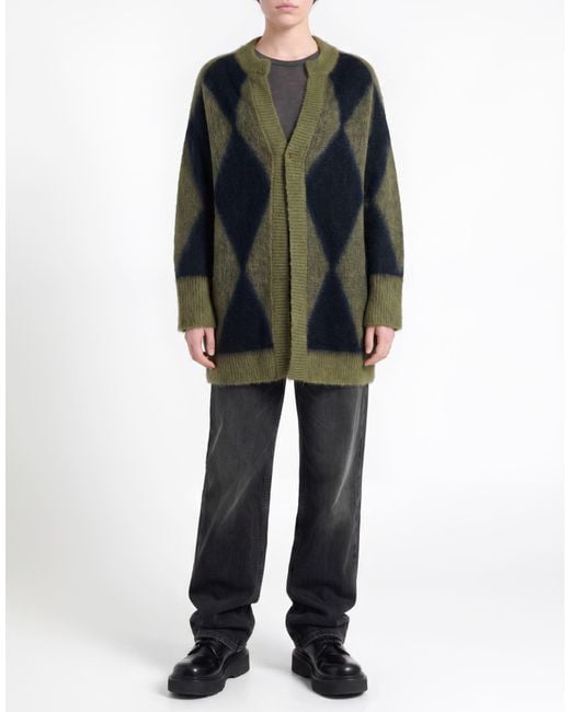 Caractere Green Cardigan