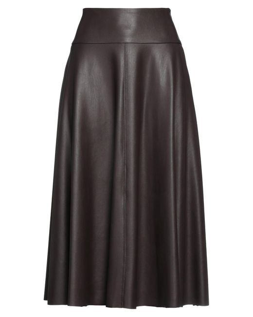 Caractere Gray Midi Skirt