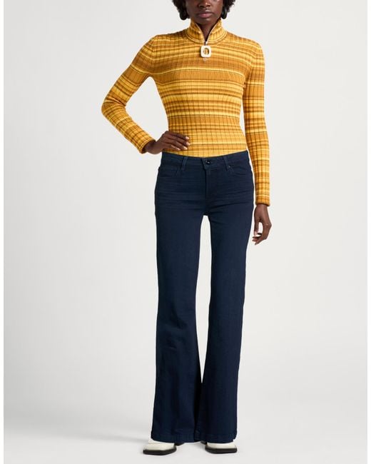 PAIGE Blue Jeans Cotton, Polyester, Elastane