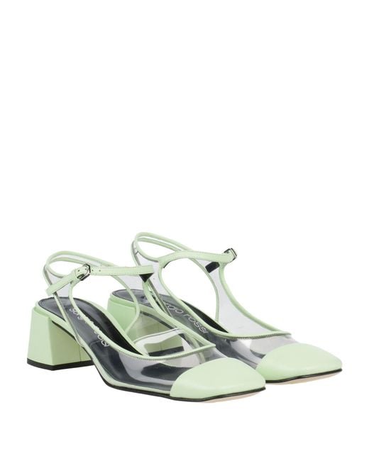Sergio Rossi White Light Pumps Leather, Pvc