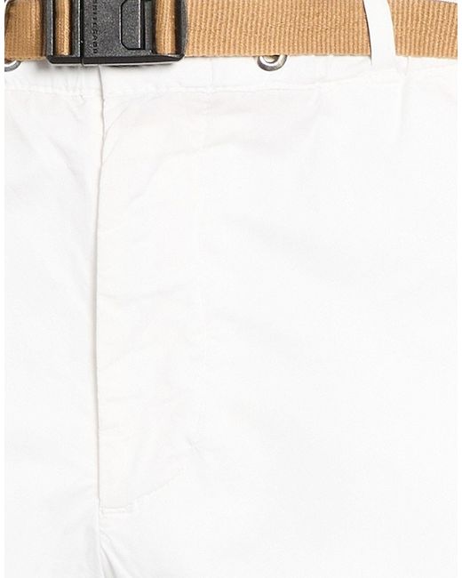 White Sand White Pants Cotton, Elastane for men